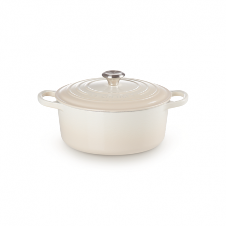 Cocotte Redonda 26cm Merengue - Signature - Le Creuset LE CREUSET LC21177267164430