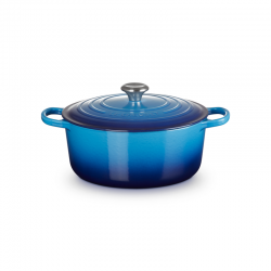 Cast Iron Round Casserole 28cm - Azure Blue - Le Creuset LE CREUSET LC21177282202430