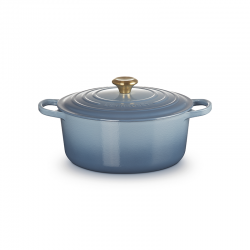 Cast Iron Round Casserole 28cm - Chambray - Le Creuset LE CREUSET LC21177284344441