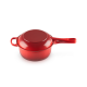 Cast Iron 2-in-1 Saucepan 22cm Cerise - Le Creuset LE CREUSET LC25044220602460