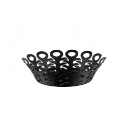 Cesto Perforado 22cm Negro - Vimini - Alessi ALESSI ALESBM21/21B