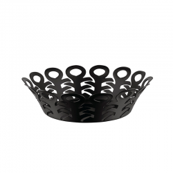 Cesto Perforado 27cm Negro - Vimini - Alessi ALESSI ALESBM21/25B