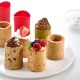 Set of 8 Cookie Glass Red - Lekue LEKUE LK0200200R14