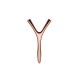 Bottle Opener - Virgula Divina Golden Pink - Alessi ALESSI ALESFGO06GP