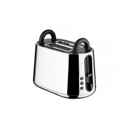 Tostador Acero Inoxidable - Toru Negro - Alessi ALESSI ALESNE03B