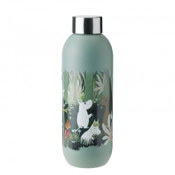 Drinking Bottle 750ml Dusty Green - Moomin Keep Cool - Stelton STELTON STT1372-3