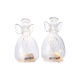 Set of 2 Angels 9cm Transparent - Wave - Sirius SIRIUS SR64025