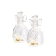 Set of 2 Angels 9cm Transparent - Wave - Sirius SIRIUS SR64025