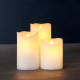 Conj. de 3 Velas Pilhas Branco - Sara Exclusive - Sirius SIRIUS SR80016