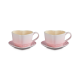 Set de 2 Tazas Corazón con Platillos Shell Pink - Le Creuset LE CREUSET LC89318227770099