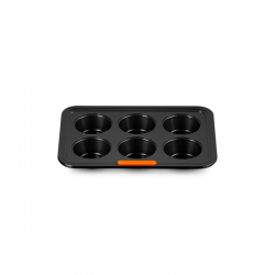 6 Cup Muffin Tray Black - Le Creuset LE CREUSET LC46110000010000