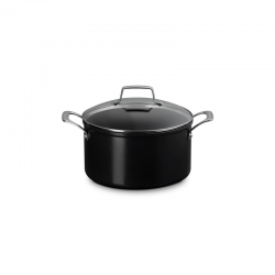 Non-Stick Ceramic Casserole 24cm Black - Le Creuset