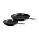 Non-Stick 2-piece Shallow Frying Pan Set 24-28cm Black - Le Creuset LE CREUSET LC51821000010098