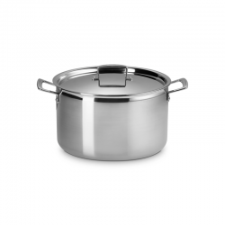 3-ply Stainless Steel Deep Casserole 28cm - Le Creuset LE CREUSET LC53203280010500