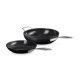 Non-Stick Ceramic 2-piece Frying Pan Set 24/28cm Black - Le Creuset LE CREUSET LC51824000010098