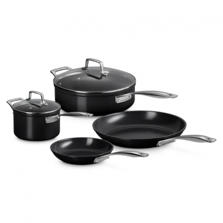 Non-Stick Ceramic 4-piece Cookware Set Black - Le Creuset LE CREUSET LC51825000010098