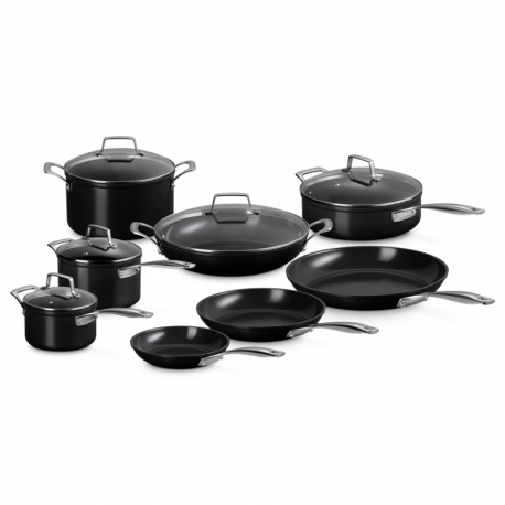 Non-Stick Ceramic 8-piece Cookware Set Black - Le Creuset LE CREUSET LC51827000010098