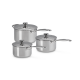 3-ply Stainless Steel 3-piece Saucepan Set - Le Creuset LE CREUSET LC54811000010001