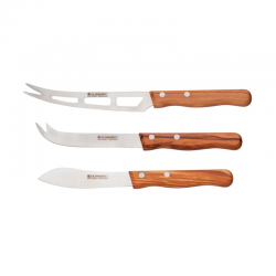 Set of 3 Cheese Knives Wood - Le Creuset LE CREUSET LC43801000010100