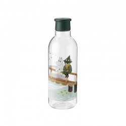 Drinking Bottle 750ml Dark Green - Moomin - Rig-tig