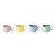 Set of 4 Mugs - Mix'N'Match Blue, Yellow, Pink And Green - Rig-tig RIG-TIG RTZ00141