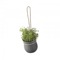 Hanging Flowerpot Grey - Rig-tig