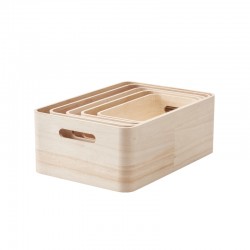 Cajas De Almacenamiento 5Pcs - Save It Madera - Rig-tig