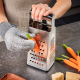 Four-Way Grater with Adjustable Slicer - V-CUT Steel - Gefu GEFU GF10761