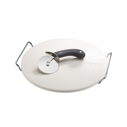 Round Pizza Stone with Stand and Cutter - Darioso - Gefu GEFU GF14420