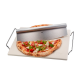 Pedra para Pizza com Pegas e Cortador Quadrada - Darioso - Gefu GEFU GF14430