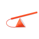 Rechargeable Portable Lamp Orange - Tsumiki - Alessi ALESSI ALESME01RO