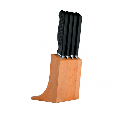 Steak Knife Block - La Cintura di Orione Wood - Alessi ALESSI ALESRS517/RA