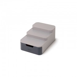 Organizador Escalonado Compacto con Cajon - CupboardStore Gris - Joseph Joseph