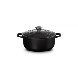 Cocotte Redonda 20cm Negro - Signature - Le Creuset LE CREUSET LC21177200002430