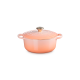 Cocotte Redonda 20cm Peche con Pomo Dorado - Signature - Le Creuset LE CREUSET LC21177204234450