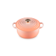 Cocotte Redonda 20cm Peche con Pomo Dorado - Signature - Le Creuset LE CREUSET LC21177204234450