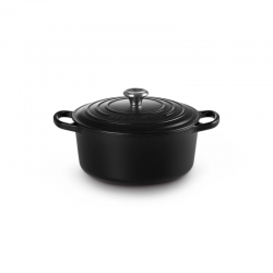 Cocotte Redonda 22cm Negro Mate - Signature - Le Creuset LE CREUSET LC21177220002430