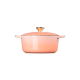 Cocotte Redonda 24cm Peche con Pomo Dorado - Signature - Le Creuset LE CREUSET LC21177244234450