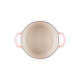 Tacho Cocotte Redonda 24cm Peche com Pega Dourado - Signature - Le Creuset LE CREUSET LC21177244234450