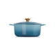 Round Casserole 26cm Chambray with Gold Knob - Signature - Le Creuset LE CREUSET LC21177264344441