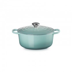 Tacho Cocotte Redonda 26cm Sea Salt - Signature - Le Creuset LE CREUSET LC21177267174430