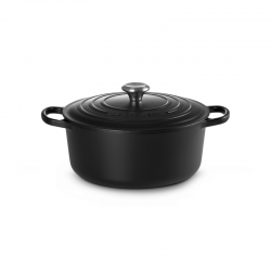 Cocotte Redonda 28cm Negro Mate - Signature - Le Creuset LE CREUSET LC21177280002430