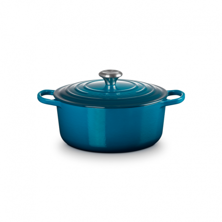 Round Casserole 26cm Deep Teal - Signature - Le Creuset LE CREUSET LC21177266422430