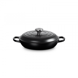 Caçarola Baixa 26cm Preto Mate - Signature - Le Creuset