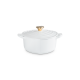 Cocotte Corazón 20cm Blanco con Pomo Dorado - L'Amour - Le Creuset LE CREUSET LC21401200101454