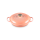 Caçarola Baixa 26cm Peche com Botão Dourado - Signature - Le Creuset LE CREUSET LC21180264234450