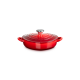 Caçarola Baixa Coração Cerise com Pega Prateada - L'Amour - Le Creuset LE CREUSET LC21402200602455