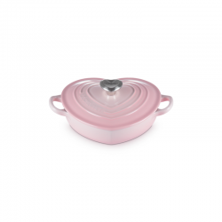 Caçarola Baixa Coração Shell Pink com Pega Prateado - L'Amour - Le Creuset LE CREUSET LC21402207774455