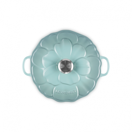 Petal Shallow Casserole 26cm Sea Salt Silver Knob - Signature - Le Creuset LE CREUSET LC21964267174430