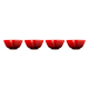 Set of 4 Mini Heart Bowls Cerise - L'Amour - Le Creuset LE CREUSET LC89341900600008